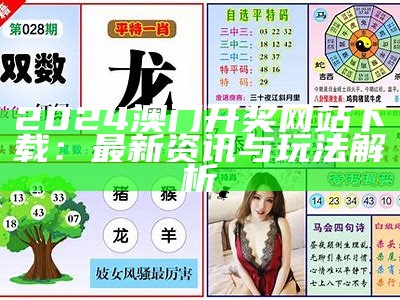 2024新澳彩票开奖结果查询与分析